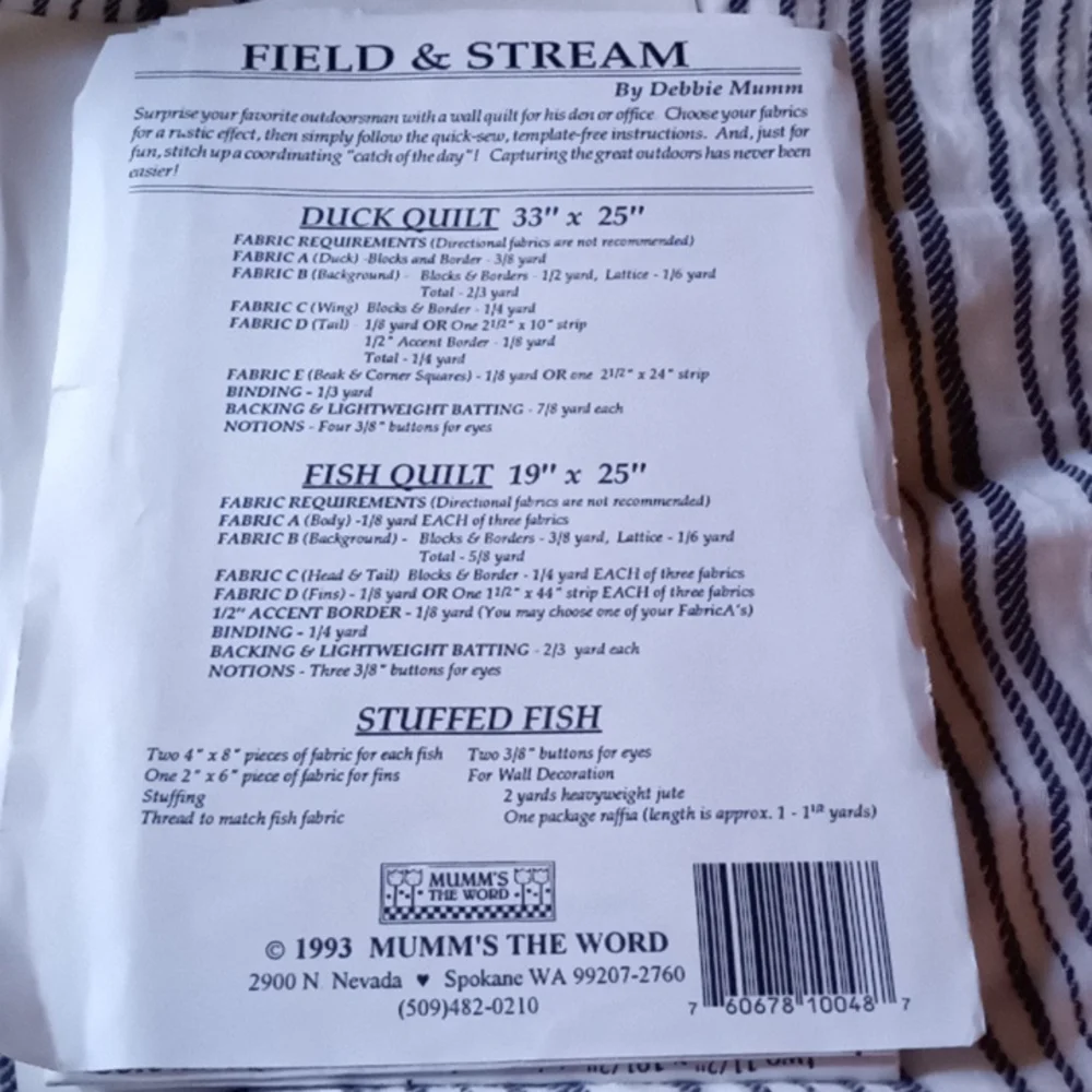 Field & Stream pattern, new pattern. - Picture 2 of 2